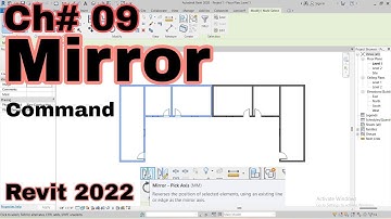 09-How can I use Mirror command in Revit 2022? | For Beginners |
