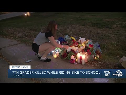Littleton middle school student fatally struck by vehicle while biking to school