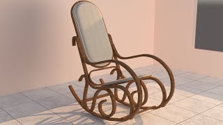 3DsMax Tutorials, Tutorial on Modeling & Texturing a Stylish Rocking Chair in 3dsmax (Part 2)