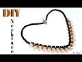 How to make a beaded necklace in less than 10 min. Tutorial for beginners