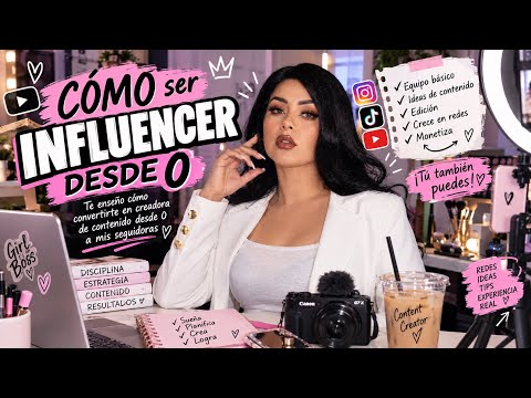 CÓMO SER INFLUENCER DESDE CERO 💖 Todo lo que necesitas saber SIN EQUIPO PROFESIONAL ni experiencia✅