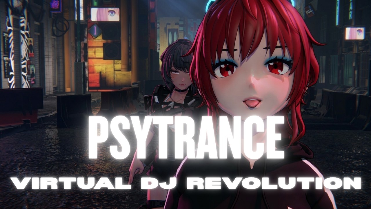 Cyberpunk Psytrance at Harukiya Street | Futuristic DJ Set