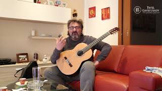 Aniello Desiderio about his new guitar made by Pavel Gavryushov.