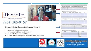 How to Complete the US Asylum Application (Form I-589 Instructions & Surprises ) - p. 4