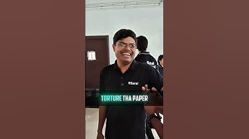 Bhayankar Tough JEE Advanced Paper 💀🥶 Shocking Reaction | IIT Motivation #shorts #esaral #iit #jee