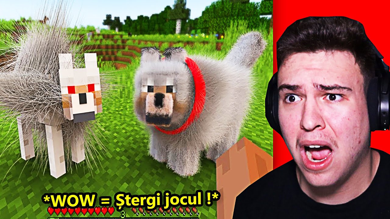 Dacă spui WOW = ȘTERGI MINECRAFT-UL ! *imposibil*
