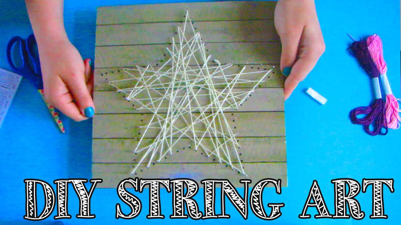 Verdwijnen Tot ziens grip DIY STRING ART | TOUW EN SPIJKERS WIKKELEN - YouTube