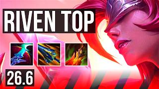 RIVEN vs GAREN (TOP) | KR Master | 26.6