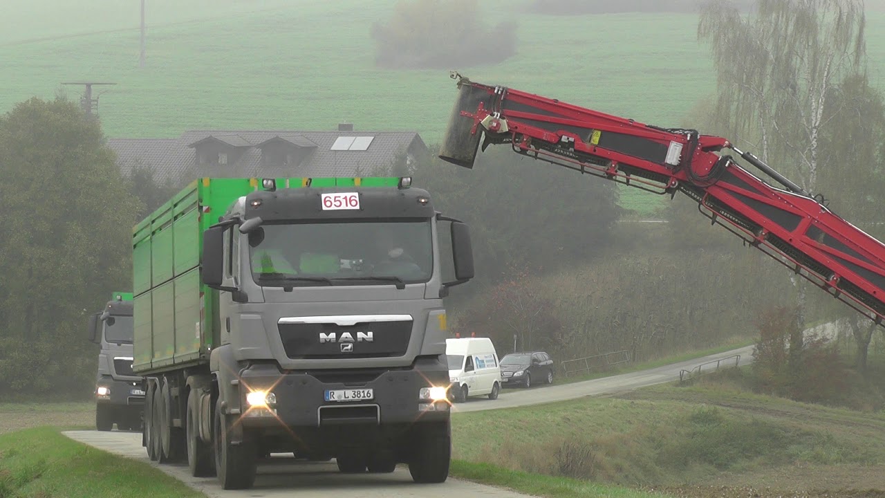 Zuckerrübenreinigung und Verladung mit dem Holmer Terra Felis 2 im Landkreis Regensburg Herbst 2018