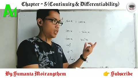 Continuity & Differentiability || Part 4 || Ex 5.3