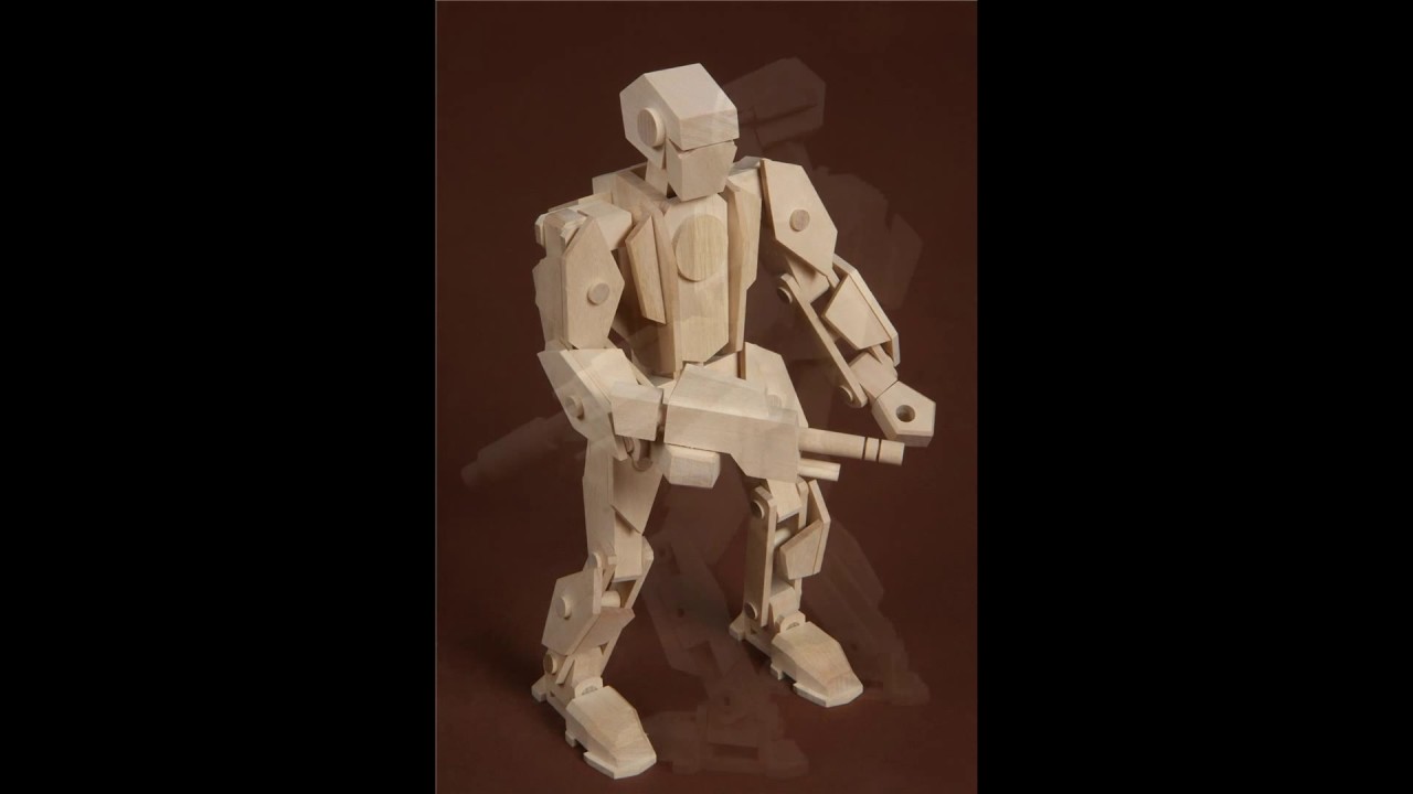 Wooden Toys, Robots