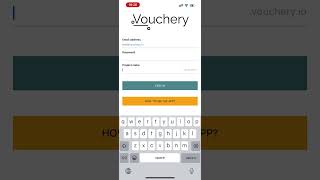 How Vouchery mobile QR voucher scanner works. screenshot 1