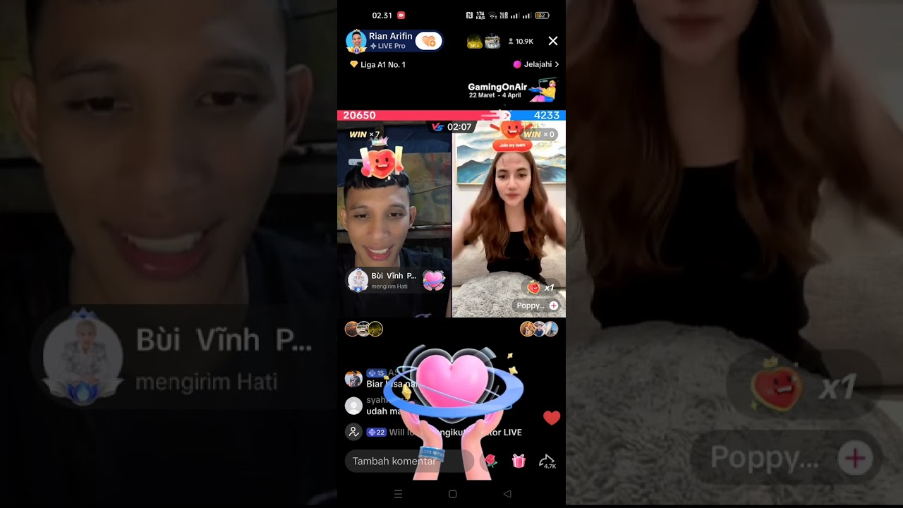 POPPY BARU LIVE DAN DI EJEKIN RIAN ‼️
