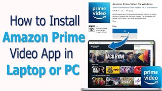 How to install Amazon Prime in Laptop & PC | How to download Amazon Prime Video App on Laptop screenshot 4