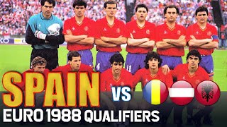 SPAIN Euro 1988 Qualification All Matches Highlights | Road to West Germany