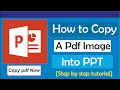 How To Copy A Pdf Image Into PowerPoint