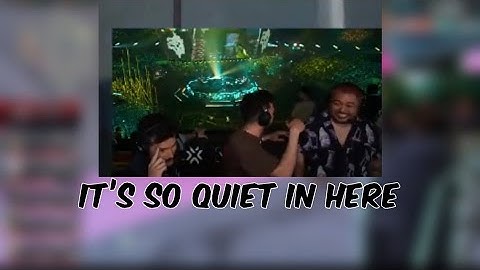 SEN Tarik watching FNATIC Eliminate LOUD  and are the VALORANT VCTLOCK//IN Champions 2023 Brazil