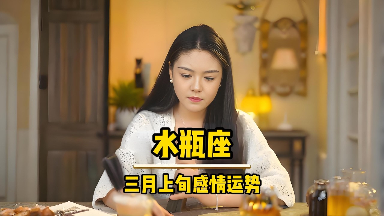 水瓶座爱的最高形态是依赖 ——水瓶座三月下旬感情走向#水瓶座 #情感共鸣 #十二星座 #挽回复合