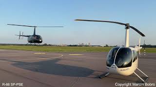 Robinson R66 Turbine SP-PSE / PSE / EPML Mielec / 14.09.2021 Startup and Takeoff