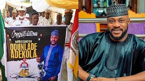 Amazing! This Odulade Adekola 45th Birthday Loud ooo... See What They Did To Him That shock Him...