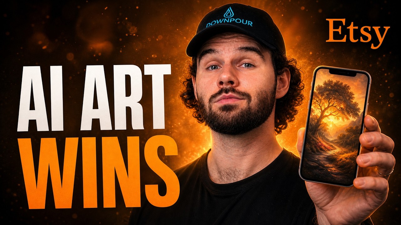 How to Start Selling AI Art on Etsy (Without Shipping Anything) - YouTube