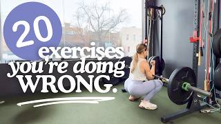 Famous 20 exercises you're probably doing wrong. Net Worth