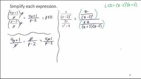 Simplifying Complex Fractions Part 1 12 4 2
