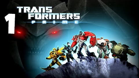 Transformers Prime The Game Walktrough Part 1 Optimus Prime