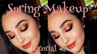 Spring Makeup Tutorial | Talk Through | Rose Gold |  Collab