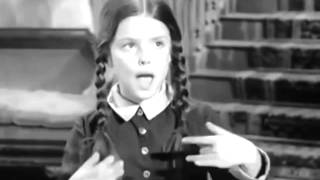 Wednesday Addams and Lurch do The Stroke