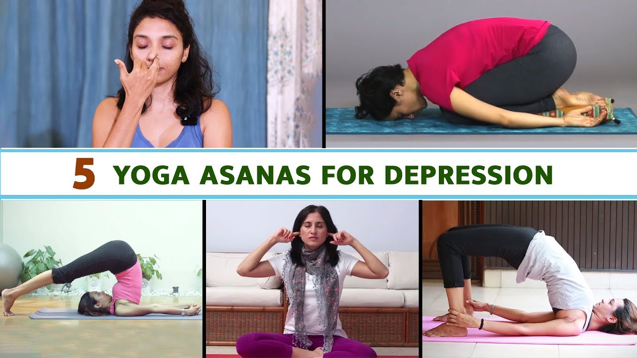 7 Yoga Poses to Relieve Stress, Anxiety and Depression Disorders