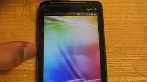 How to erase / reset HTC Evo Design 4G personal data and phone settings (Alternative Method)