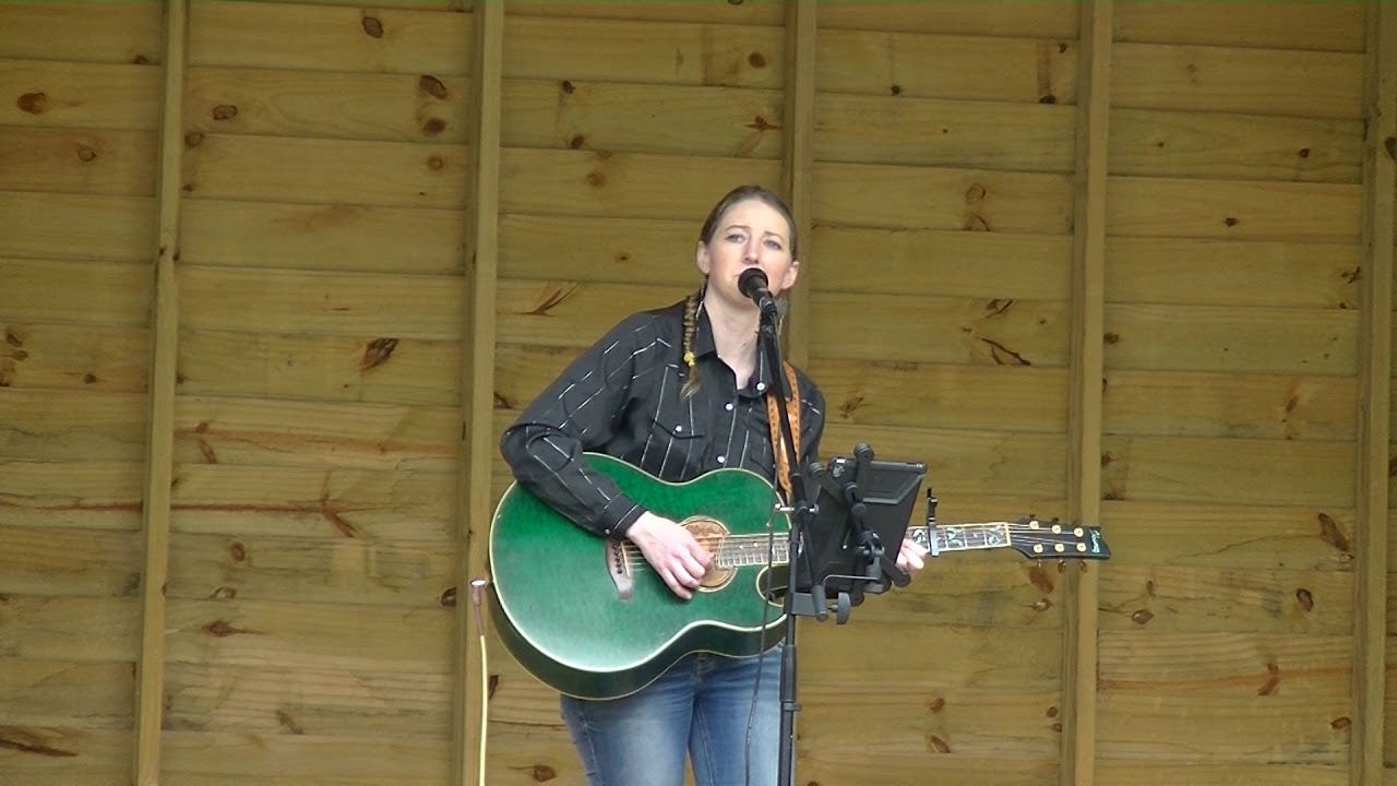 Nikki McLeod singing one of her originals about stagecoaches