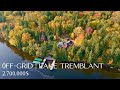 Inside an offgrid cottage accessible by boat  snowmobile  ramseys cottage  lake tremblant