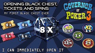 GOP3: MY FIRST BLACK CHEST EVER, I Can Immediately Open It !!! Multi XL Spin, Black XL Spin.