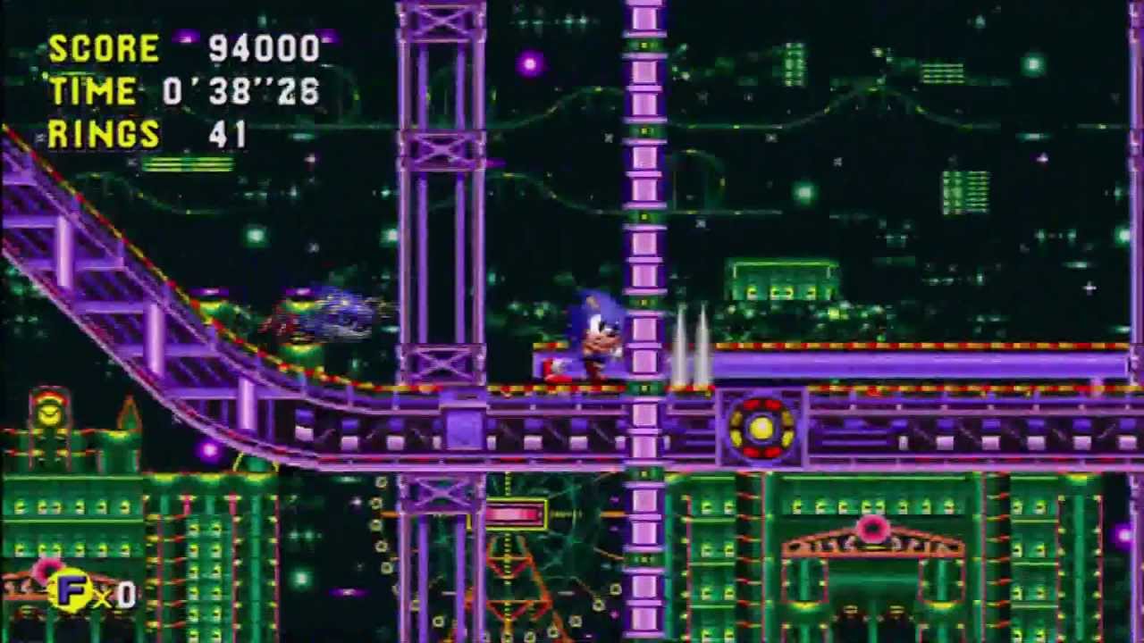 Sonic CD Stardust Speedway Zone 3 (Good Future) [1080 HD] YouTube
