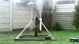 J class PVC Rocket Motor Test