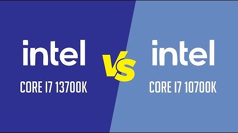 Intel Core i7 13700K vs Intel Core i7 10700K - Apps and games benchmark