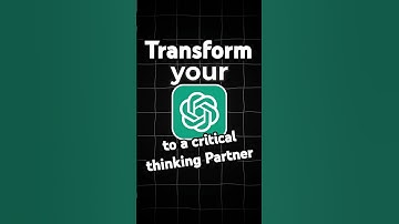 Transforming ChatGPT into a critical thinking partner