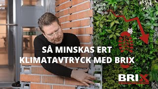 Brix Innovativa Fasadsystem Belastar Miljön Mindre