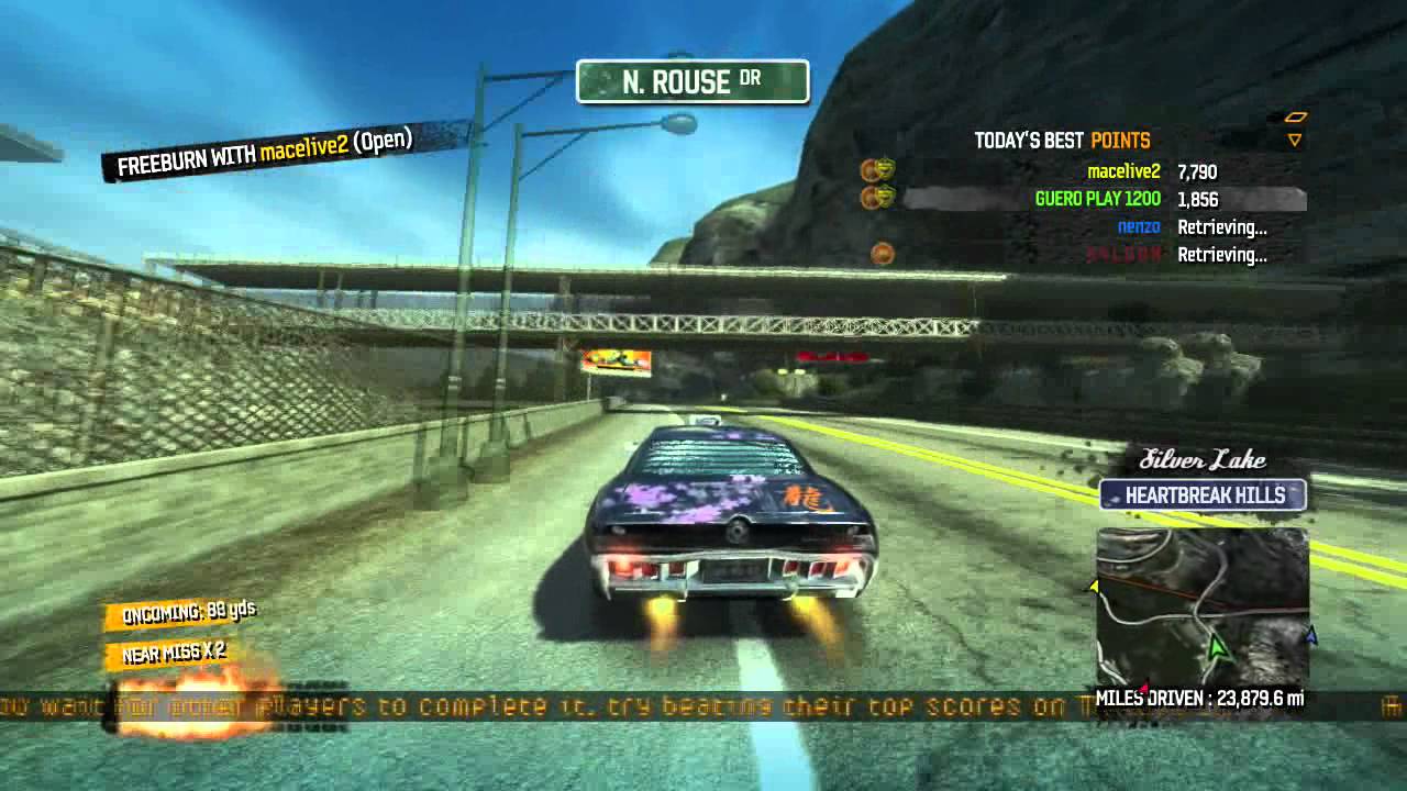 Ranked room freeburn challenges - Burnout paradise - xbox 360