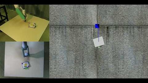 Learning of object pushing with an industrial robot