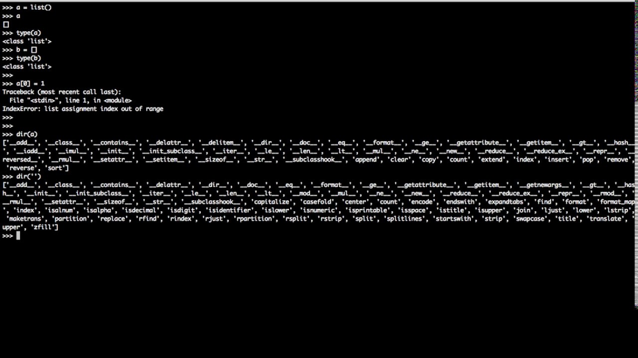 4.1 Basics of list in Python - YouTube