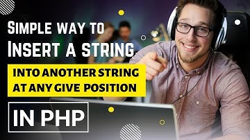 Simple way to insert a string into another string at any given position in PHP