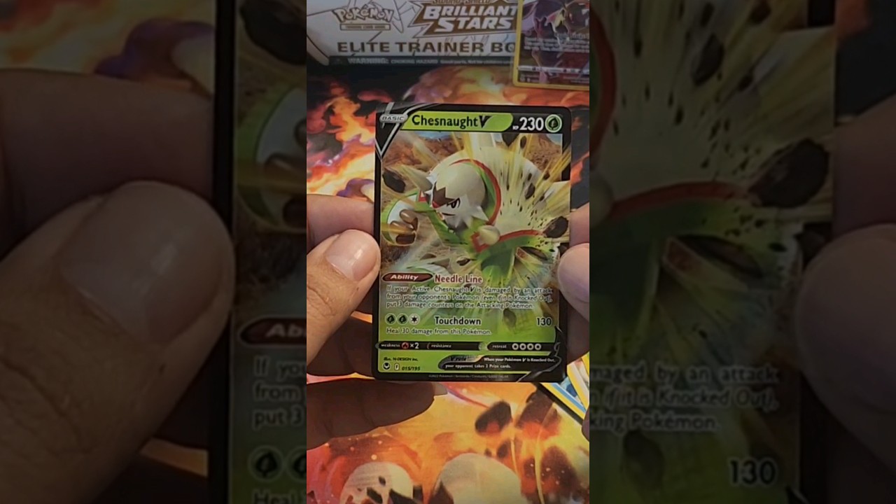 Chesnaught V, Pokemon Silver Tempest 