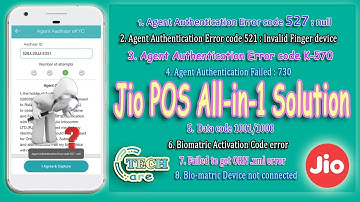 ✅ Jio POS error all in one solution