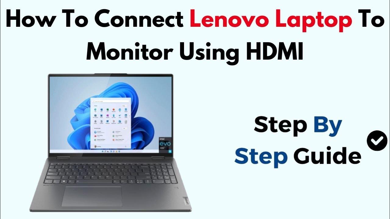 how-to-connect-lenovo-laptop-to-monitor-using-hdmi-youtube