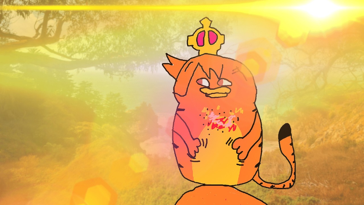 Heavy is the head of the dubious little creature, how quaint.