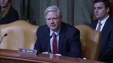 Senator Hoeven and Transportation Secretary Chao at Appropriations Hearing