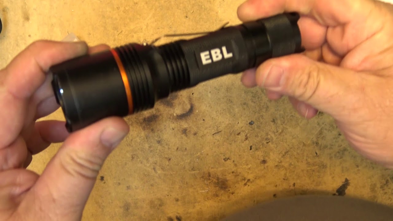 EBL AL35 Tactical Flashlight Drop and Water test